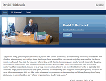 Tablet Screenshot of davidhaithcock.com